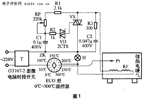 儲熱式電暖氣電路
