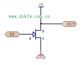 沒有上拉電阻的場效應管門電路