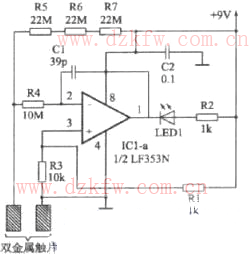 觸摸開關(guān)電路原理圖