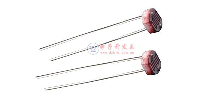 光敏傳感器，光敏電阻實物圖