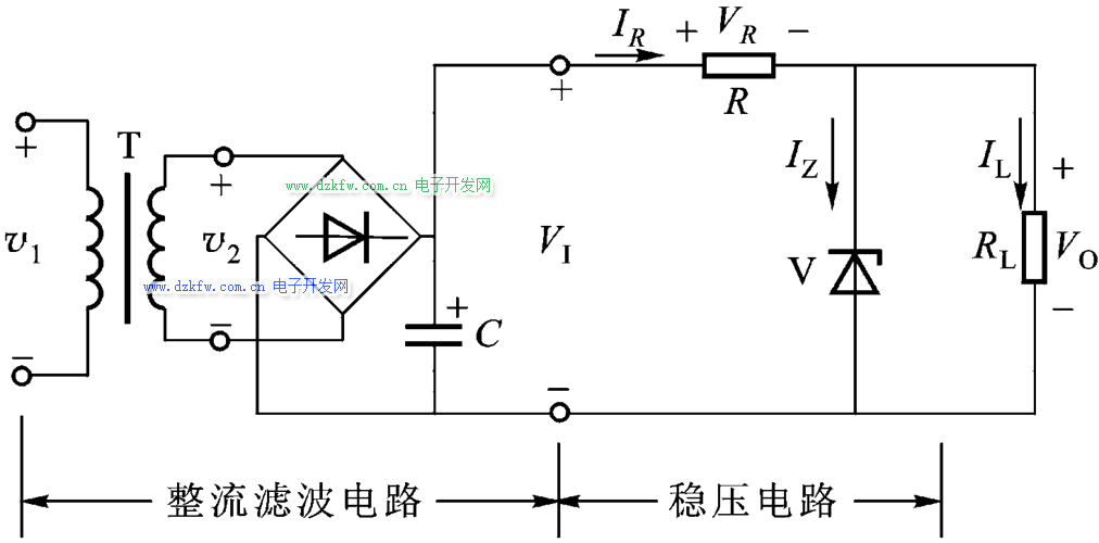 穩壓二極管的應用電路