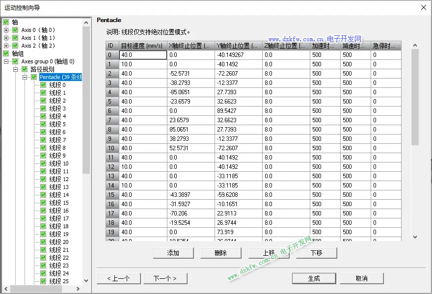 STEP7中對軸組進行路徑規劃