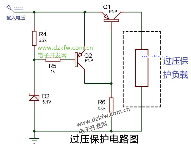 過壓保護電路圖