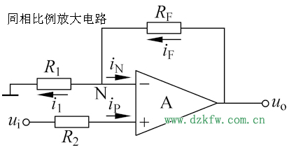 同相比例放大電路