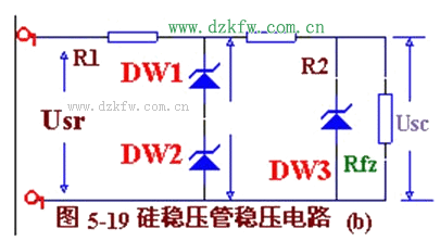 硅穩壓管電路圖