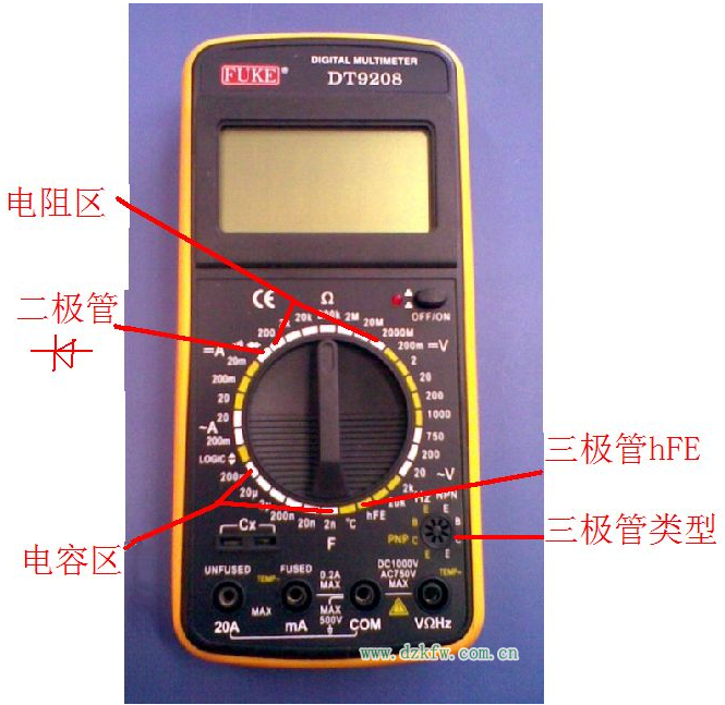 萬用表的使用方法