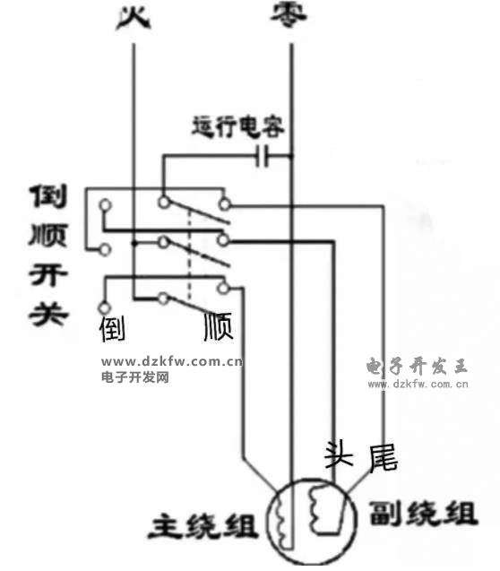 電動(dòng)機(jī)倒順開(kāi)關(guān)的接線控制分析
