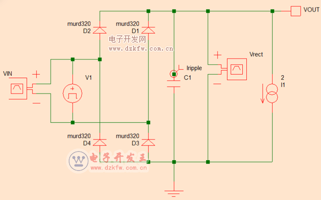 橋式整流電路中輸出電容容值